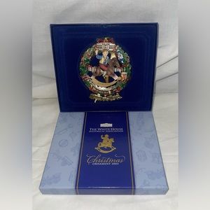 The White House Christmas Ornament 2003 new in box .